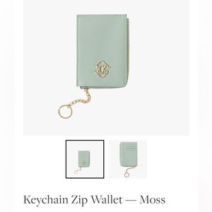 Glass Ladder & Co. Keychain Wallet Moss